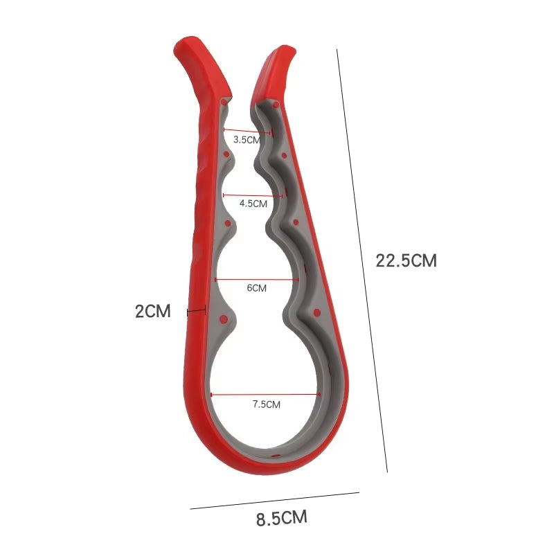 Effortless 5-in-1 Easy Grip Can and Bottle Opener - Ideal for Those with Weak Hands, Your Essential Kitchen Tool YY027