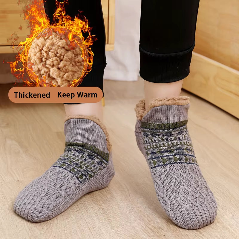 Ultimate Cozy Non-Slip Winter Socks for Men and Women - Soft, Stylish Slippers for Relaxation and Yoga
