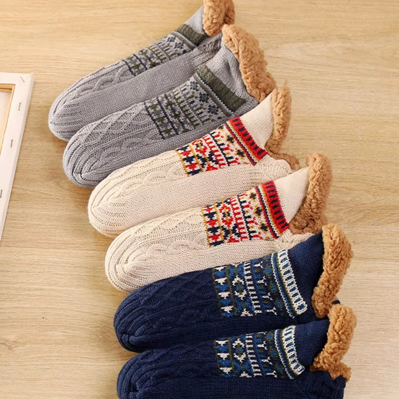 Ultimate Cozy Non-Slip Winter Socks for Men and Women - Soft, Stylish Slippers for Relaxation and Yoga