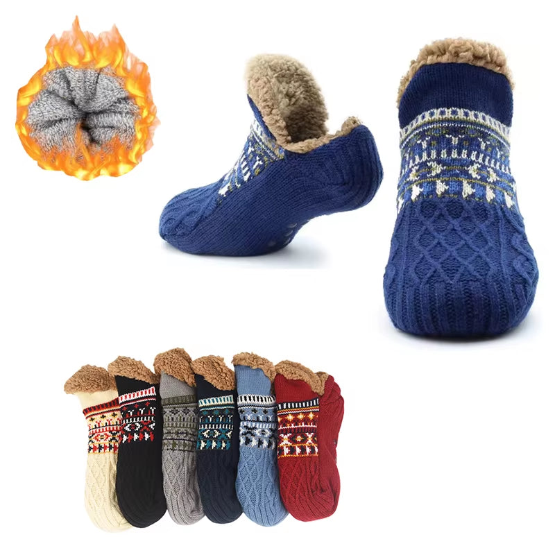Ultimate Cozy Non-Slip Winter Socks for Men and Women - Soft, Stylish Slippers for Relaxation and Yoga