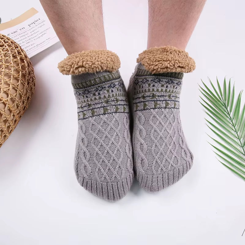Ultimate Cozy Non-Slip Winter Socks for Men and Women - Soft, Stylish Slippers for Relaxation and Yoga