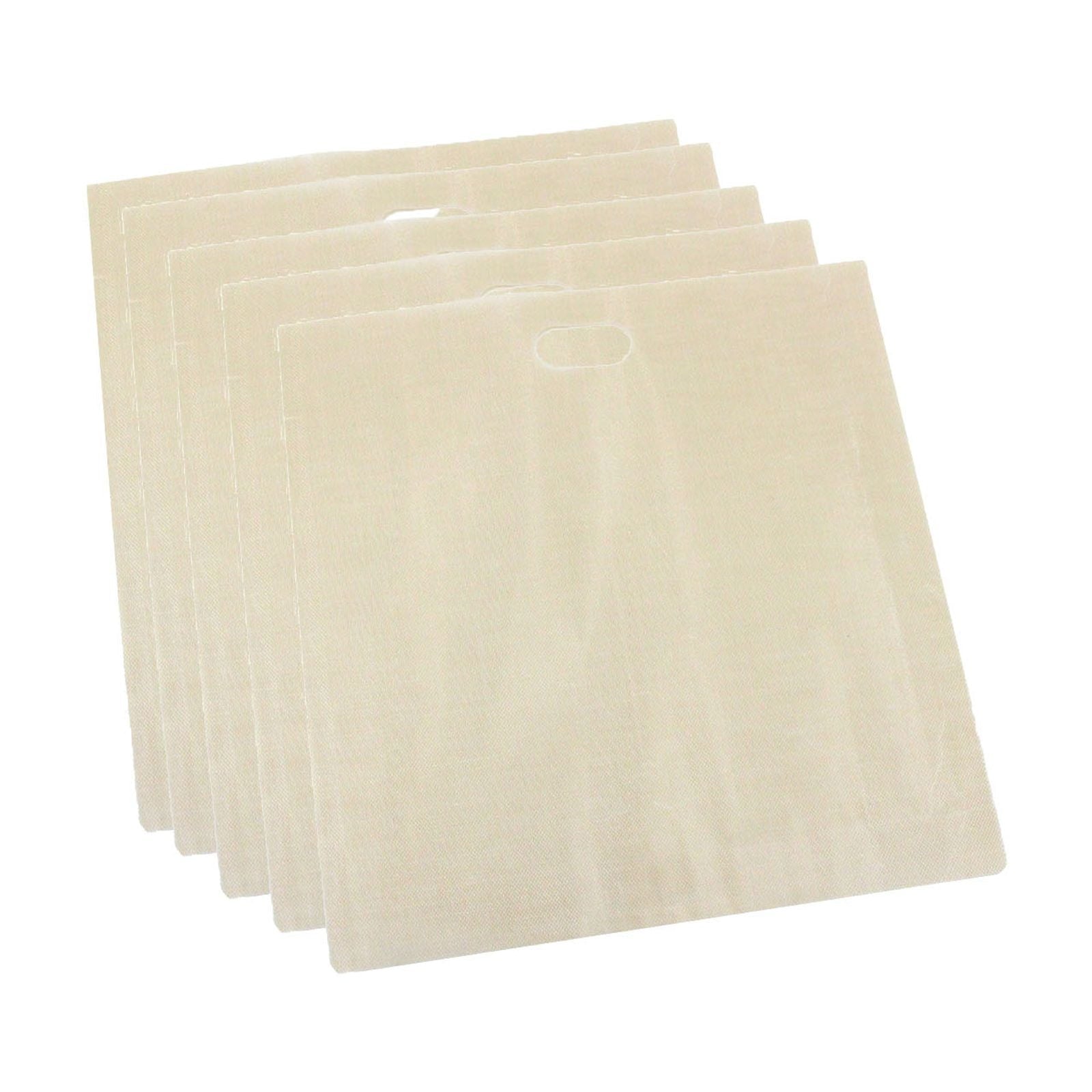Grilled Cheese & Snack Magic: Non-Stick Reusable Toaster Bags - Set of 5 for Perfectly Toasted Treats!