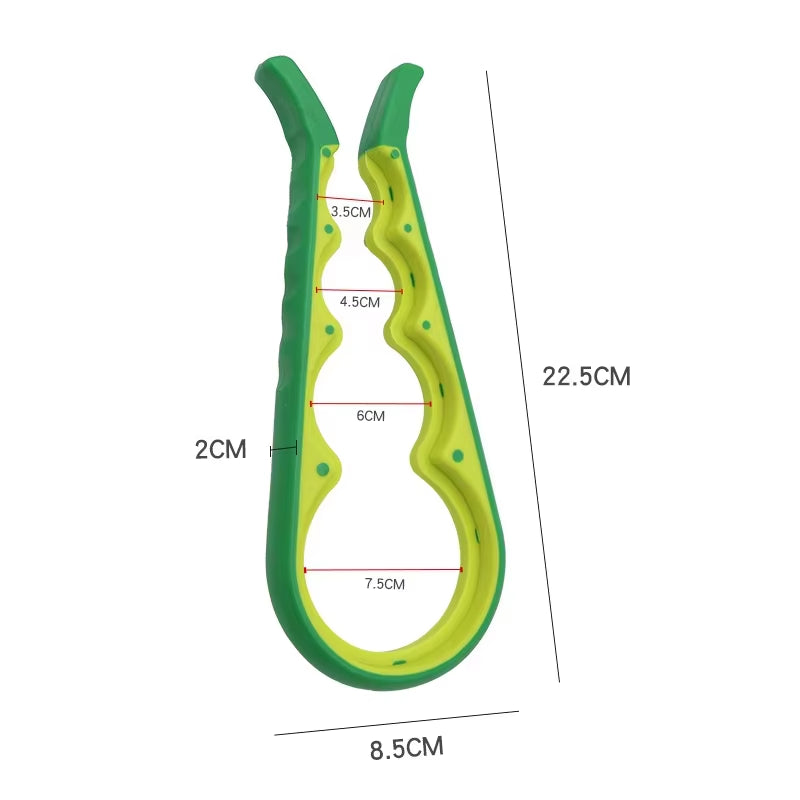 Effortless 5-in-1 Easy Grip Can and Bottle Opener - Ideal for Those with Weak Hands, Your Essential Kitchen Tool YY027