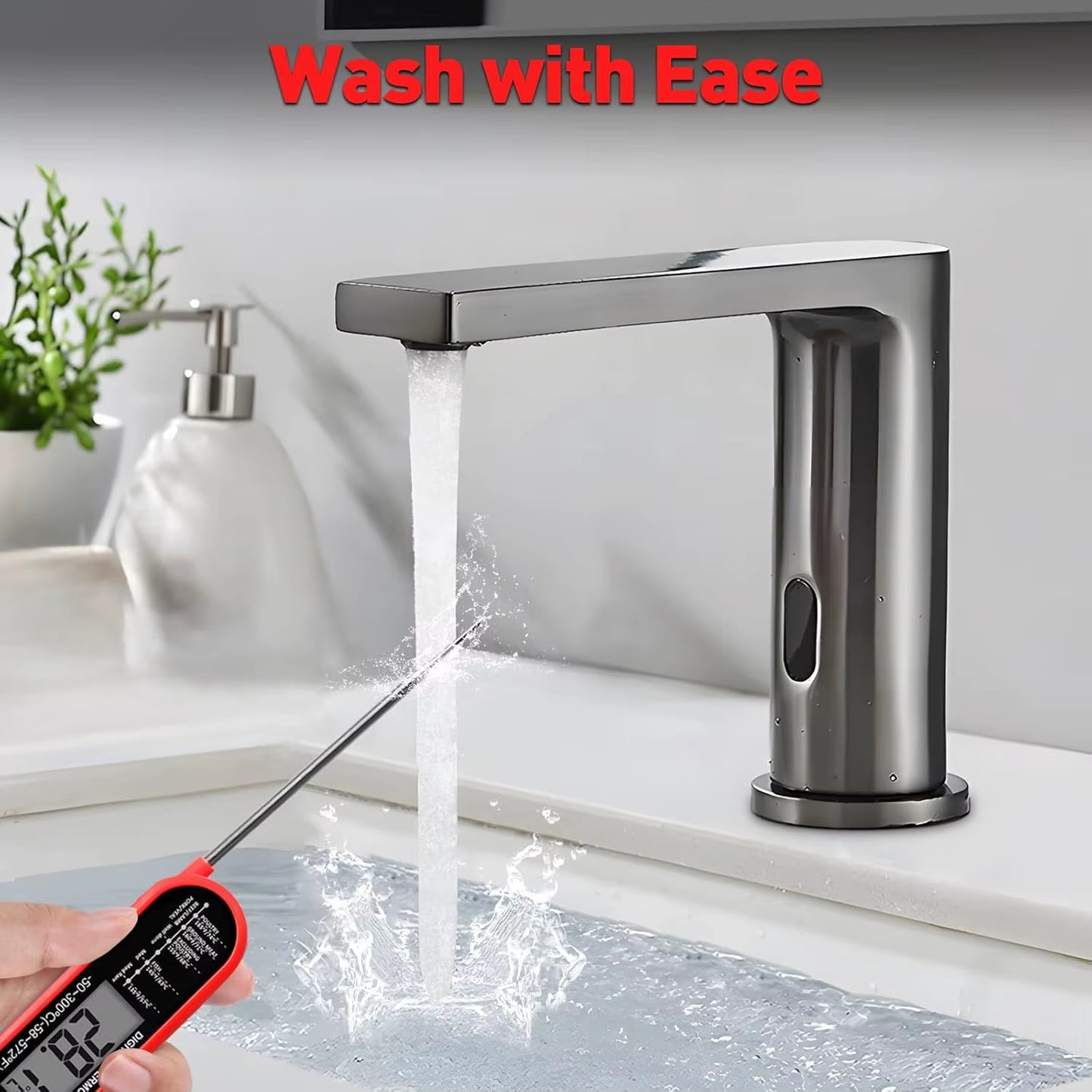 Revolutionize Your Cooking with Our Fast & Precise Food Thermometer - Ideal for Grilling, Cooking, and Camping! Water-Resistant Kitchen Essential with Magnetic Foldable Probe