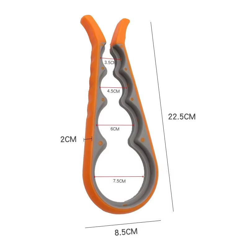 Effortless 5-in-1 Easy Grip Can and Bottle Opener - Ideal for Those with Weak Hands, Your Essential Kitchen Tool YY027