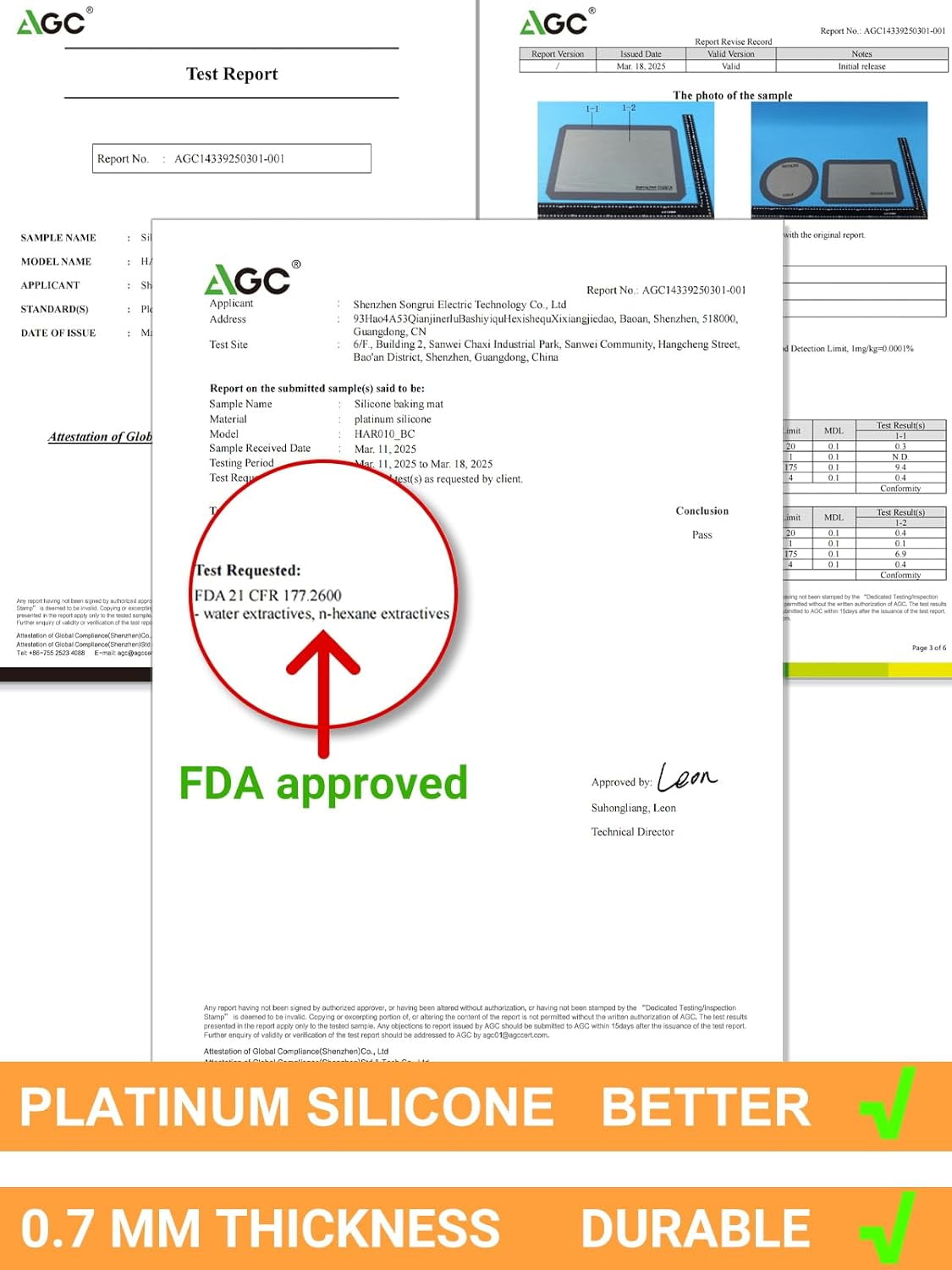 Transform Your Baking Experience with 5PCS Non-Stick Platinum Silicone Baking Mats - Perfect for Half Sheet, Quarter Sheet & 9'' Pizza Pan!