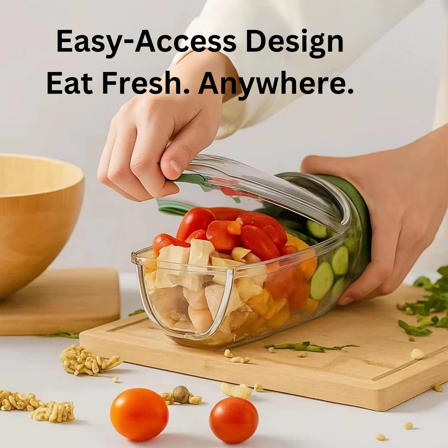 The Linnycore Salad Jar: All-in-One Fresh Lunch System