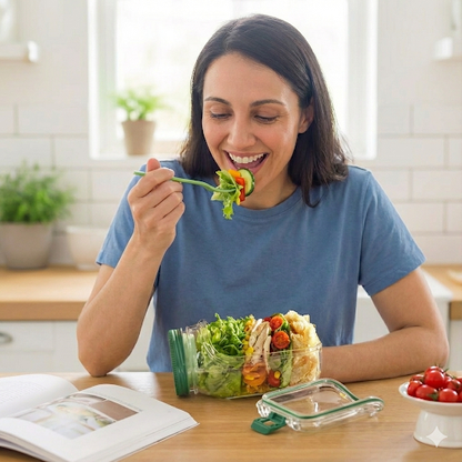The Linnycore Salad Jar: All-in-One Fresh Lunch System