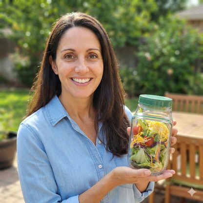 The Linnycore Salad Jar: All-in-One Fresh Lunch System